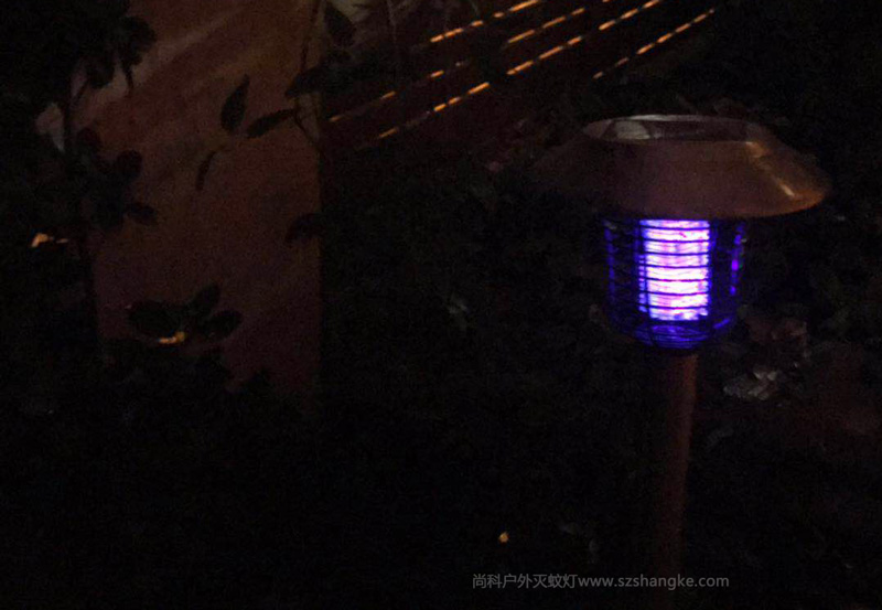 花園庭院LED滅蚊燈晚上亮燈效果