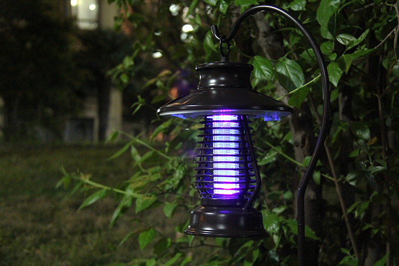 尚科LED戶外殺蟲燈sk-10a紫光殺蟲效果